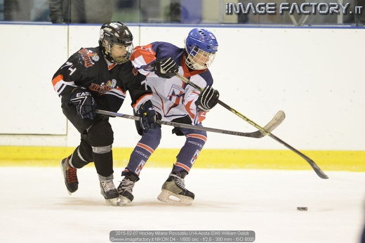 2015-02-07 Hockey Milano Rossoblu U14-Aosta 0345 William Golob